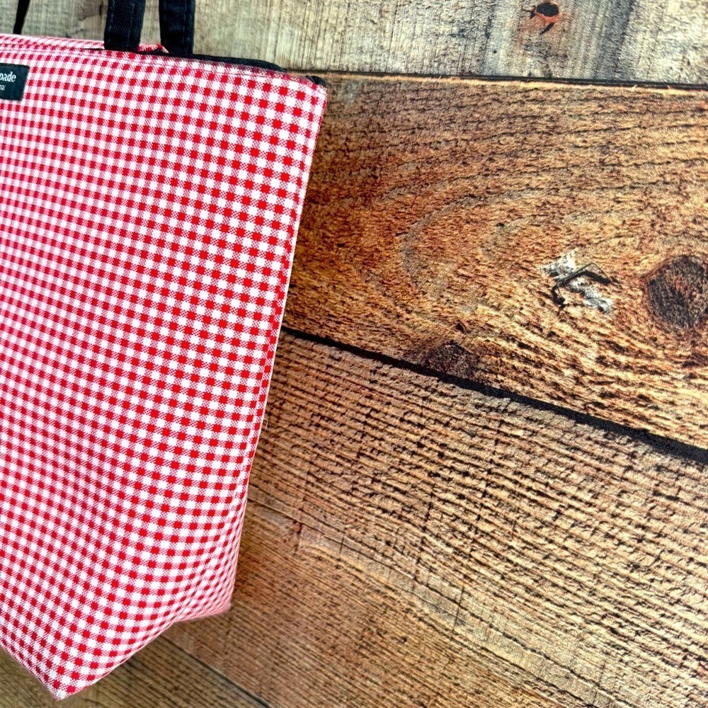 Kate Spade Vintage Y2K Gingham Tote Bag - Picture 3 of 10